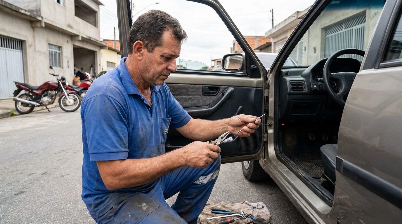 Serviço de Extração de Chave Quebrada no Bodocongó, Campina Grande‑PB